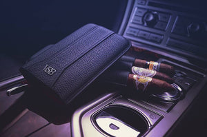 British Racing Green Leather Cigar Pouch - VSB London™