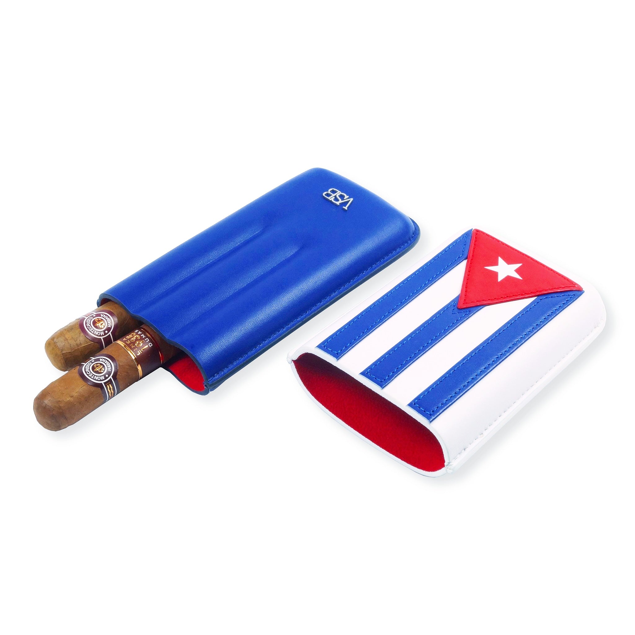 Bayamo Leather Travel Cigar Case - 3 Cigar - Folding With Cigar Cutter –  Shades of Havana